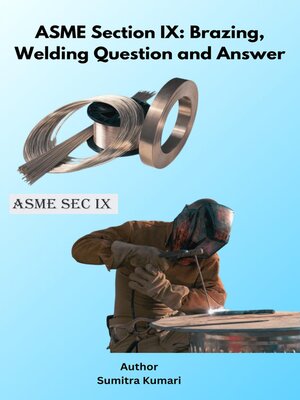 cover image of ASME Section IX